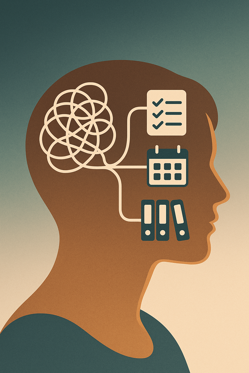 从混乱中逐渐整理成清晰结构